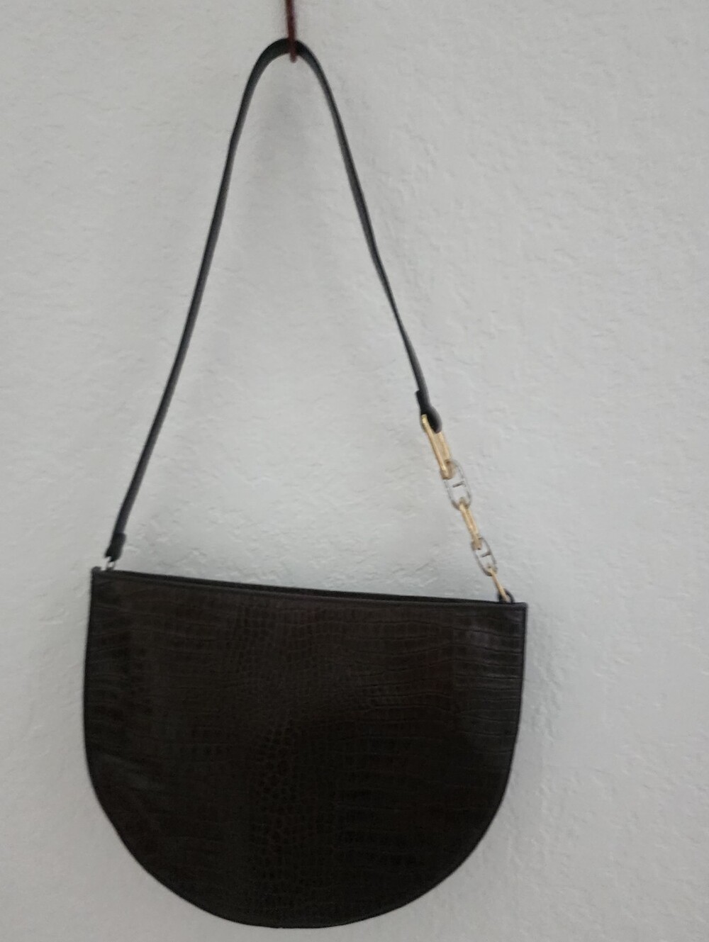 STAUD | Colt Croc-Embossed Leather Shoulder Bag - Picture 4 of 17